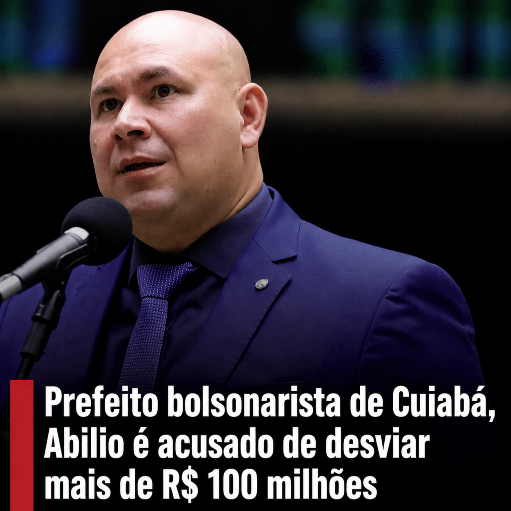 🚨 O prefeito Abilio Brunini (PL) debochou de denúncias envolvendo mais de R$ 100 milhões da Educação de Cuiabá. Curioso: quando é com os outros, discurso moralista. Quando a denúncia bate à porta, vira piada